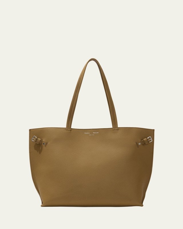 Day Pebbled Calfskin Leather Tote Bag